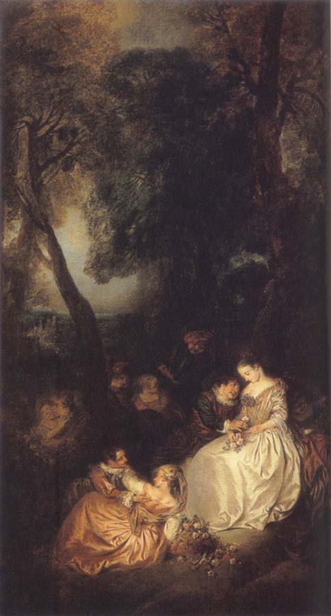 Scene in a Park,first half of the 18 century